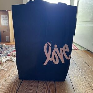 Starbucks Black and Pink Tote Bag